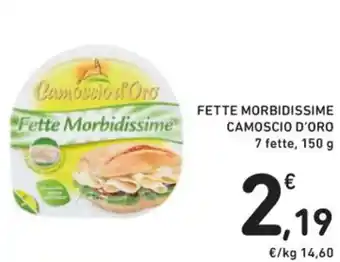 Spazio Conad FETTE MORBIDISSIME CAMOSCIO D'ORO 7 fette, 150 g offerta