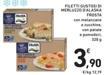 Spazio Conad FILETTI GUSTOSI O MERLUZZO D'ALASKA FROSTA 320 g offerta