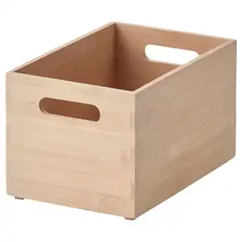 IKEA Uppdatera Contenitore, bambù chiaro, 16x24x15 cm offerta