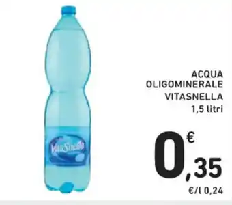 Spazio Conad ACQUA OLIGOMINERALE VITASNELLA 1,5 litri offerta