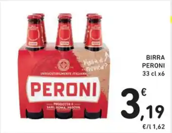 Spazio Conad BIRRA PERONI 33 cl x6 offerta