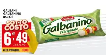 Sisa GALBANI GALBANINO 850 GR offerta