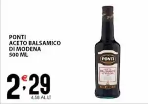 Sisa PONTI ACETO BALSAMICO DI MODENA 500 ML offerta