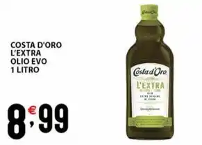 Sisa COSTA D'ORO L'EXTRA OLIO EVO 1 LITRO offerta