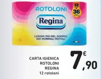 Spazio Conad CARTA IGIENICA ROTOLONI REGINA 12 rotoloni offerta