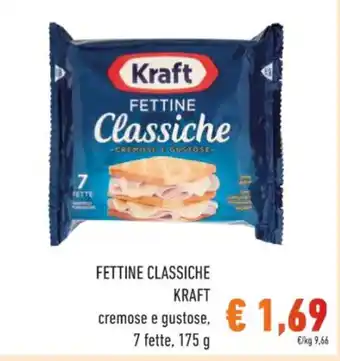 Spazio Conad FETTINE CLASSICHE KRAFT cremose e gustose, 7 fette, 175 g offerta