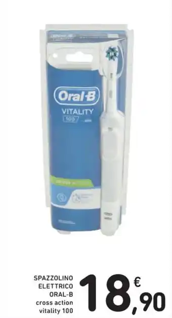 Spazio Conad SPAZZOLINO ELETTRICO ORAL-B cross action vitality 100 offerta
