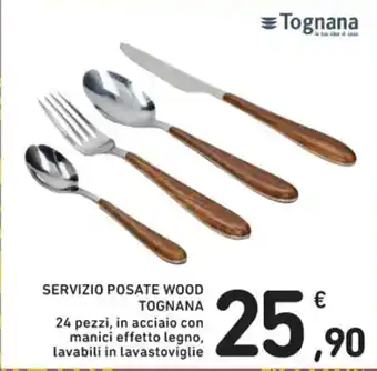 Spazio Conad SERVIZIO POSATE WOOD TOGNANA offerta