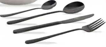 Spazio Conad SERVIZIO POSATE 24 pezzi, in acciaio inox, finitura colore nero offerta