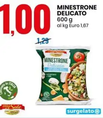 Eurospin MINESTRONE DELICATO 600 g offerta