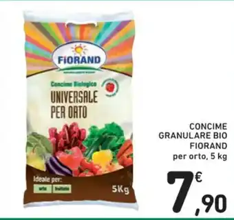 Spazio Conad CONCIME GRANULARE BIO FIORAND per orto, 5 kg offerta