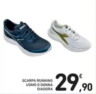 Spazio Conad SCARPA RUNNING UOMO O DONNA DIADORA offerta