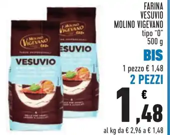 Conad FARINA CONAD VESUVIO MOLINO VIGEVANO tipo "O" 500 g offerta