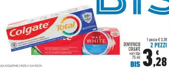 Conad DENTIFRICIO COLGATE vari tipi 75 ml offerta
