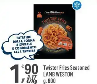 Twister Fries Seasoned LAMB WESTON g. 600
