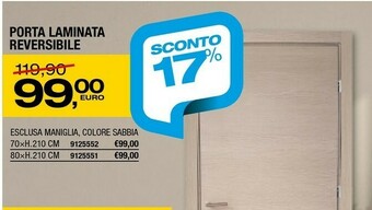Bricofer Porta Laminata Reversibil offerta