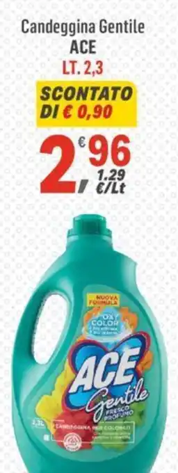 Supermercati Dok Candeggina Gentile ACE LT. 2,3 offerta