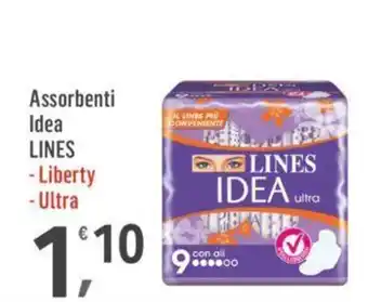 Assorbenti Idea LINES - Liberty - Ultra