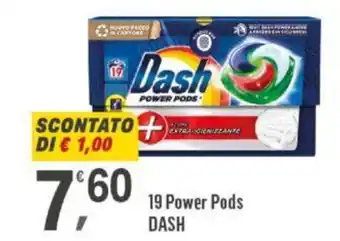 Supermercati Dok 19 Power Pods DASH offerta