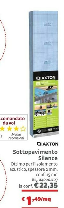 Bricocenter Axton Sottopavimento Silence offerta