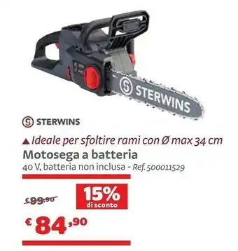 Sterwins Motosega A Batteria