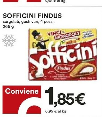 Coop Findus Sofficini offerta