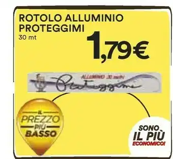 Coop Carta stagnola offerta