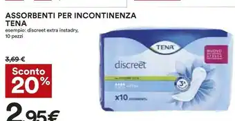 Coop Tena Assorbenti offerta