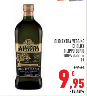 Conad Margherita OLIO EXTRA VERGINE DI OLIVA FILIPPO BERIO 100% italiano 1 l offerta