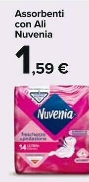 Carrefour Market Nuvenia Assorbenti Con Ali offerta