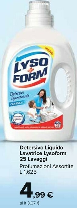 Carrefour Market Lysoform Detersivo Liquido Lavatrice offerta