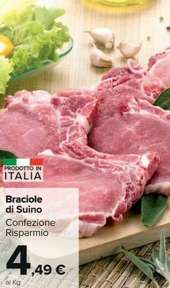 Carrefour Market Braciole Di Suino offerta