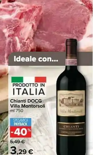 Carrefour Market Villa Momtorso Chianti Docg offerta