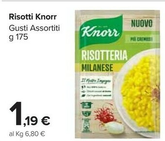 Carrefour Market Knorr Risotti offerta