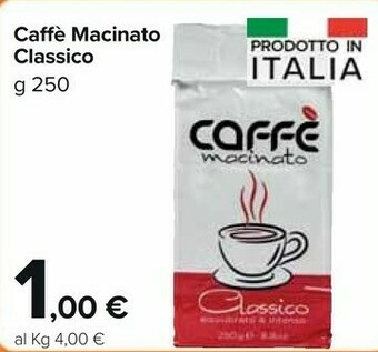 Carrefour Market Caffè Macinato Classico offerta