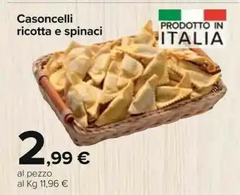 Carrefour Market Casoncelli Ricotta E Spinaci offerta