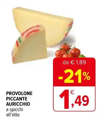 Iperal PROVOLONE PICCANTE AURICCHIO a spicchi offerta