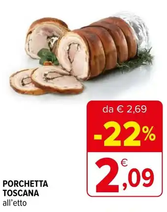 Iperal PORCHETTA TOSCANA all'etto offerta