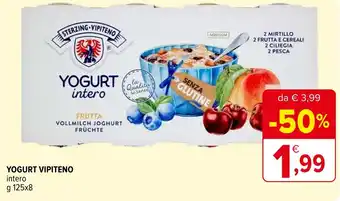 Iperal YOGURT VIPITENO intero g 125x8 offerta
