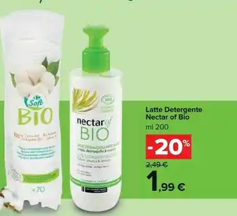 Carrefour Latte Detergente Nectar Of Bio offerta