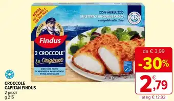Iperal CROCCOLE CAPITAN FINDUS 2 pezzi g 216 offerta