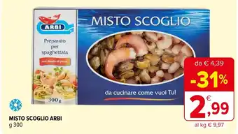 Iperal MISTO SCOGLIO ARBI g 300 offerta