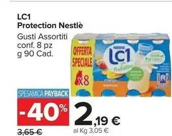 Carrefour Nestlè LC1 Protection Gusti Assortiti offerta