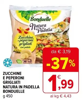 Iperal ZUCCHINE E PEPERONI GRIGLIATI NATURA IN PADELLA BONDUELLE g 450 offerta