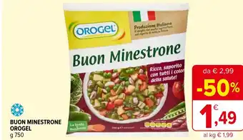 Iperal BUON MINESTRONE OROGEL g 750 offerta