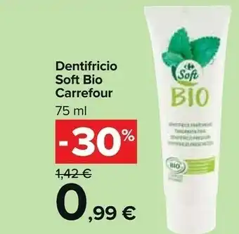 Carrefour Carrefour Dentifricio Soft Bio offerta