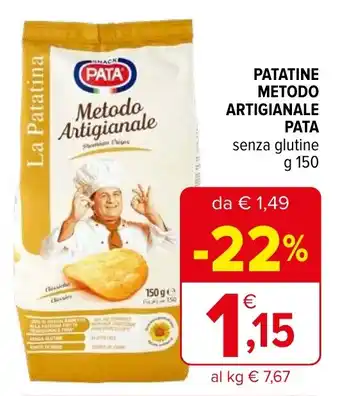 PATATINE METODO ARTIGIANALE PATA senza glutine g 150