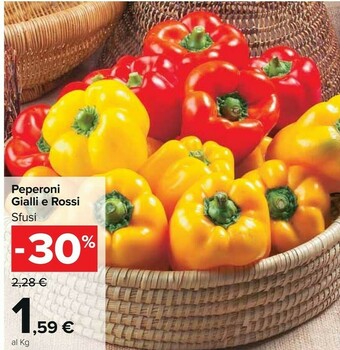 Carrefour Peperoni Gialli E Rossi offerta