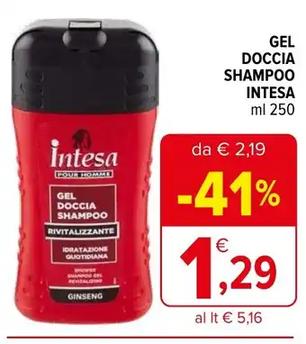 Iperal GEL DOCCIA SHAMPOO INTESA ml 250 offerta