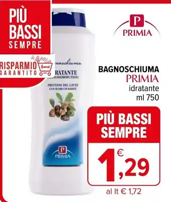 BAGNOSCHIUMA PRIMIA idratante ml 750
